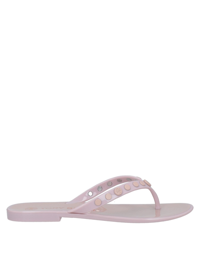 Tory Burch Toe Strap Sandals In Pink