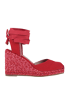 Stuart Weitzman Espadrilles In Red
