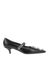 GIVENCHY GIVENCHY WOMAN PUMPS BLACK SIZE 8 SOFT LEATHER,17132292QQ 10