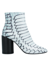 Mm6 Maison Margiela 90mm Ankle Boots In White