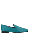 By Far Loafers In Turquoise