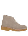 Clarks Originals Ankle Boots In Light Grey