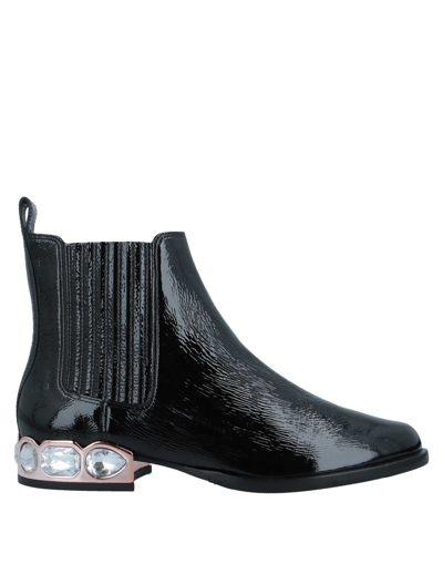 Sophia Webster Women's Bessie Jewel-heel Leather Chelsea Boots In Black