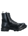 Alexander Mcqueen Leather Boot In Black