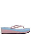 Armani Exchange Toe Strap Sandals In Pink
