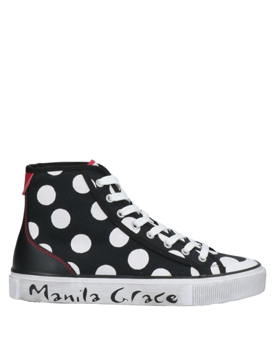 Manila Grace Sneakers In Black
