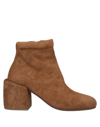 Marsèll Woman Ankle Boots Brown Size 7.5 Soft Leather