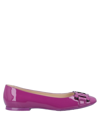 Tod's Ballet Flats In Purple