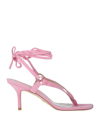 Stuart Weitzman Toe Strap Sandals In Pink