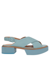 Paloma Barceló Sandals In Sky Blue