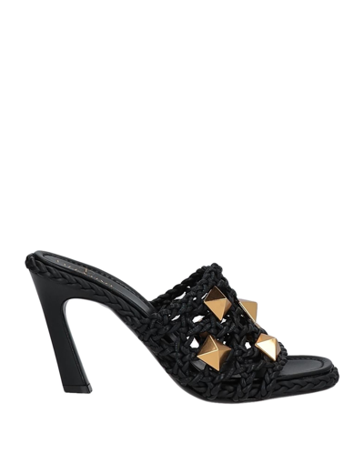 Valentino Garavani Sandals In Black