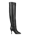 Patrizia Pepe Peep-toe Heeled Boots In Black