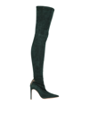 Elisabetta Franchi Knee Boots In Green