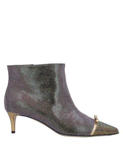 Marco De Vincenzo Ankle Boots In Green