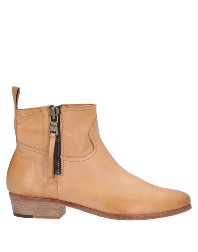 Barracuda Ankle Boots In Beige