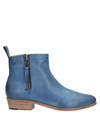 Barracuda Ankle Boots In Slate Blue