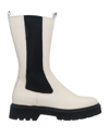 Kurt Geiger Rib-panelled Boots In White