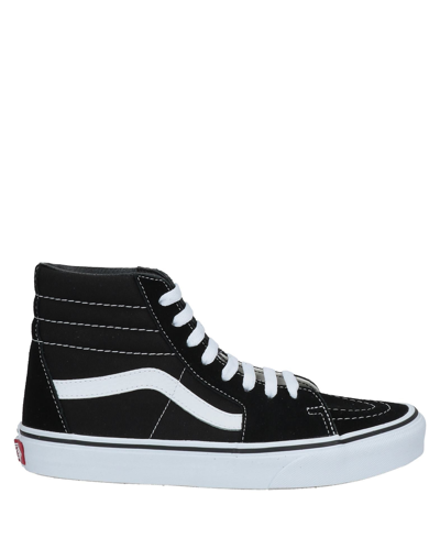 VANS VANS WOMAN SNEAKERS BLACK SIZE 8 SOFT LEATHER, TEXTILE FIBERS,17142782PA 7