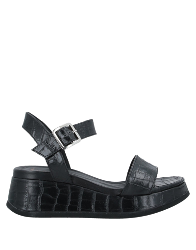 Fabbrica Dei Colli Sandals In Black | ModeSens