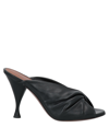 L'autre Chose Sandals In Black