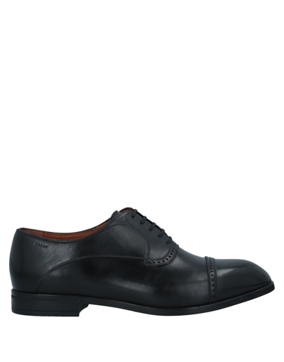 Bally Man Lace-up Shoes Black Size 8.5 Calfskin