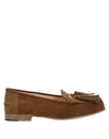 A.testoni Loafers In Camel