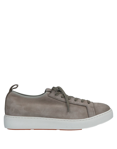 Santoni Sneakers In Grey