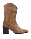 Pedro Miralles Ankle Boots In Camel