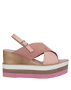 Onyx Sandals In Blush