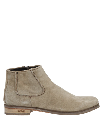 Jp/david Ankle Boots In Beige