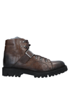 ELEVENTY ELEVENTY MAN ANKLE BOOTS DARK BROWN SIZE 7 SOFT LEATHER, SHEARLING,17127760TO 13