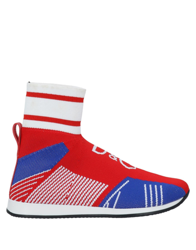 Dolce & Gabbana Kids' Sneakers In Red