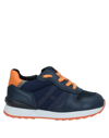 Hogan Babies' Sneakers In Dark Blue