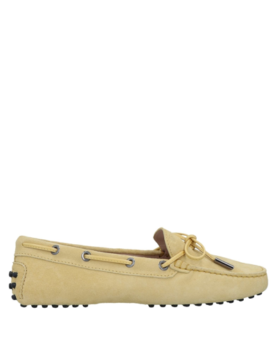 Tod's Loafers In Yellow