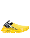 Dolce & Gabbana Sneakers In Yellow