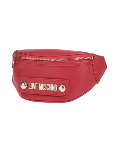 Love Moschino Bum Bags In Red