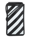 Off-white Man Cross-body Bag Black Size - Soft Leather In Black