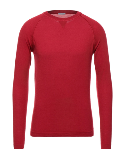 Malo Sweaters In Red