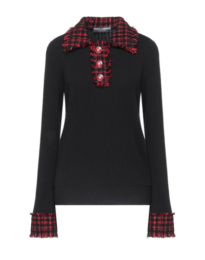 Dolce & Gabbana Sweaters In Black