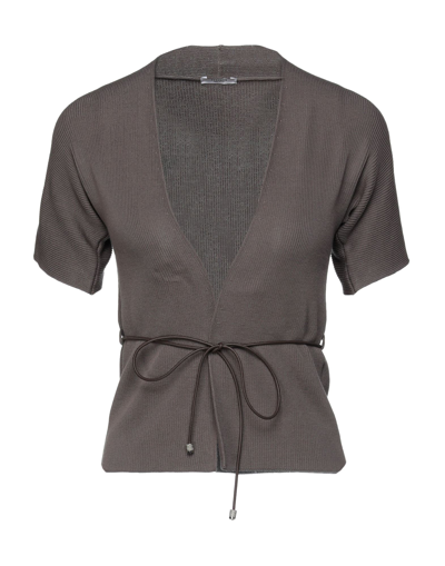 Peserico Cardigans In Khaki