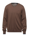 Sun 68 Sweaters In Brown