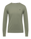 Brooksfield Sweaters In Sage Green