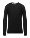 Grey Daniele Alessandrini Sweaters In Black