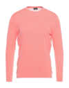 Drumohr Sweaters In Salmon Pink