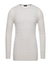 Drumohr Sweaters In Light Grey