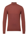 Drumohr Turtlenecks In Rust