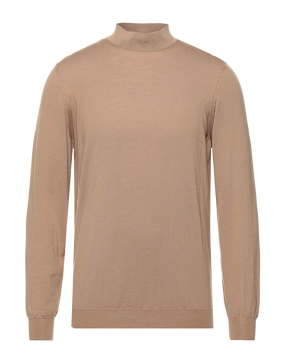 Drumohr Turtlenecks In Camel