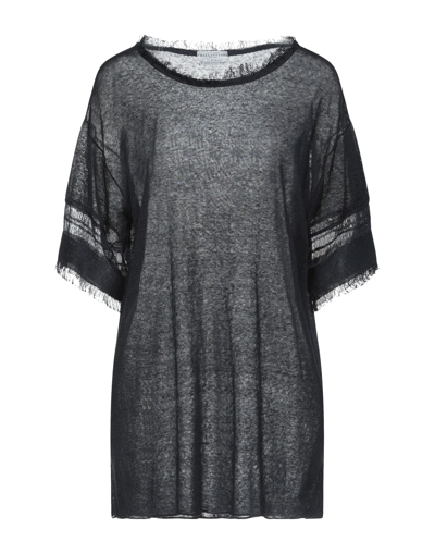 Ballantyne Sweaters In Dark Blue