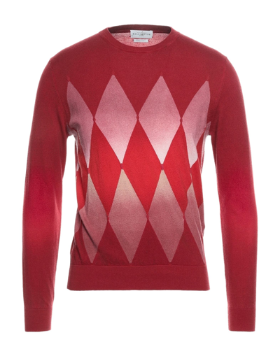 Ballantyne Sweaters In Maroon