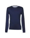 Wool & Co Sweaters In Dark Blue